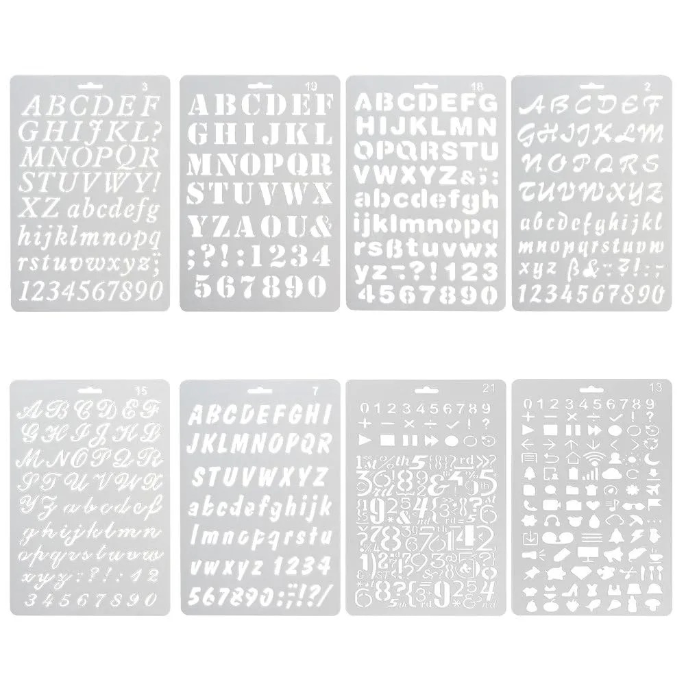 Pochoir Peinture Alphabet