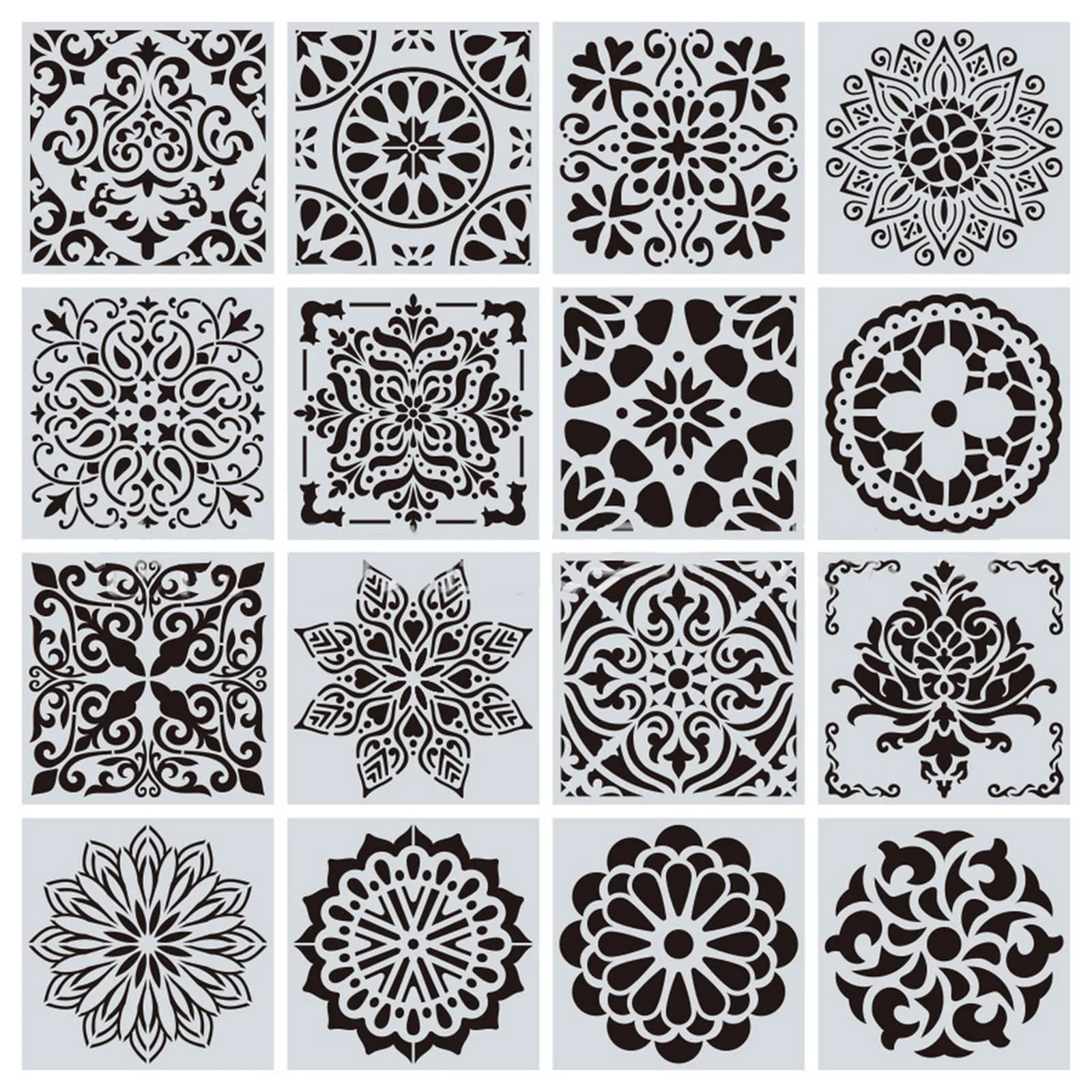 Pochoirs Peinture Gabarit Floral