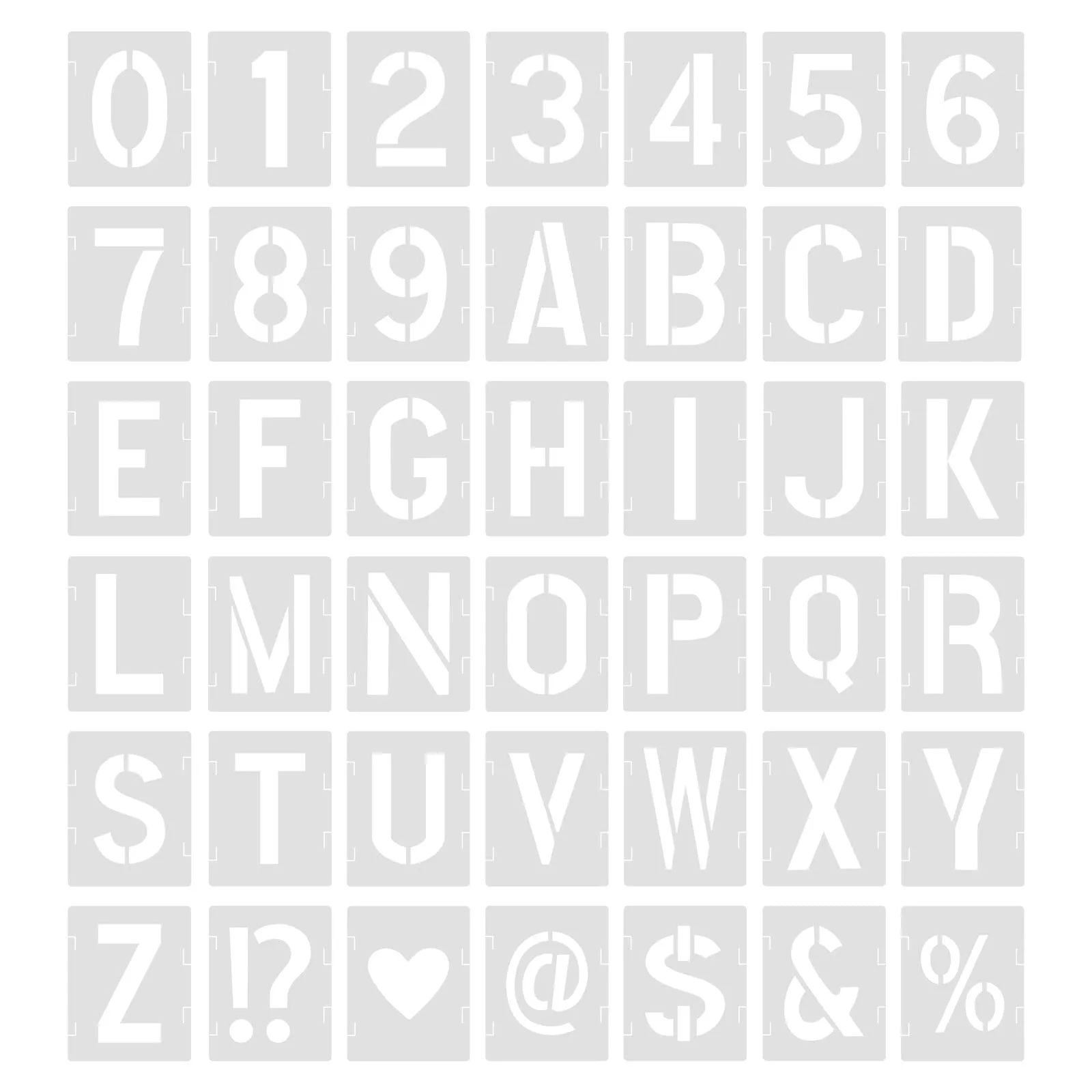 Savita Pochoirs Alphabets