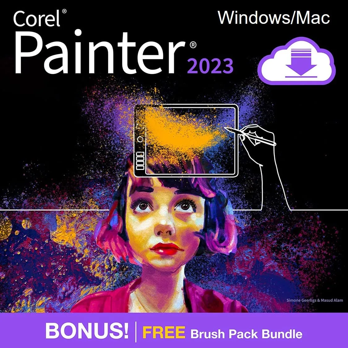 Corel Painter 2023 Standard, Logiciel de peinture digitale, Téléchargement Téléchargement Standard